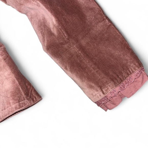 Elegant Pink Velvet Women's Jacket - Picture 3 of 7